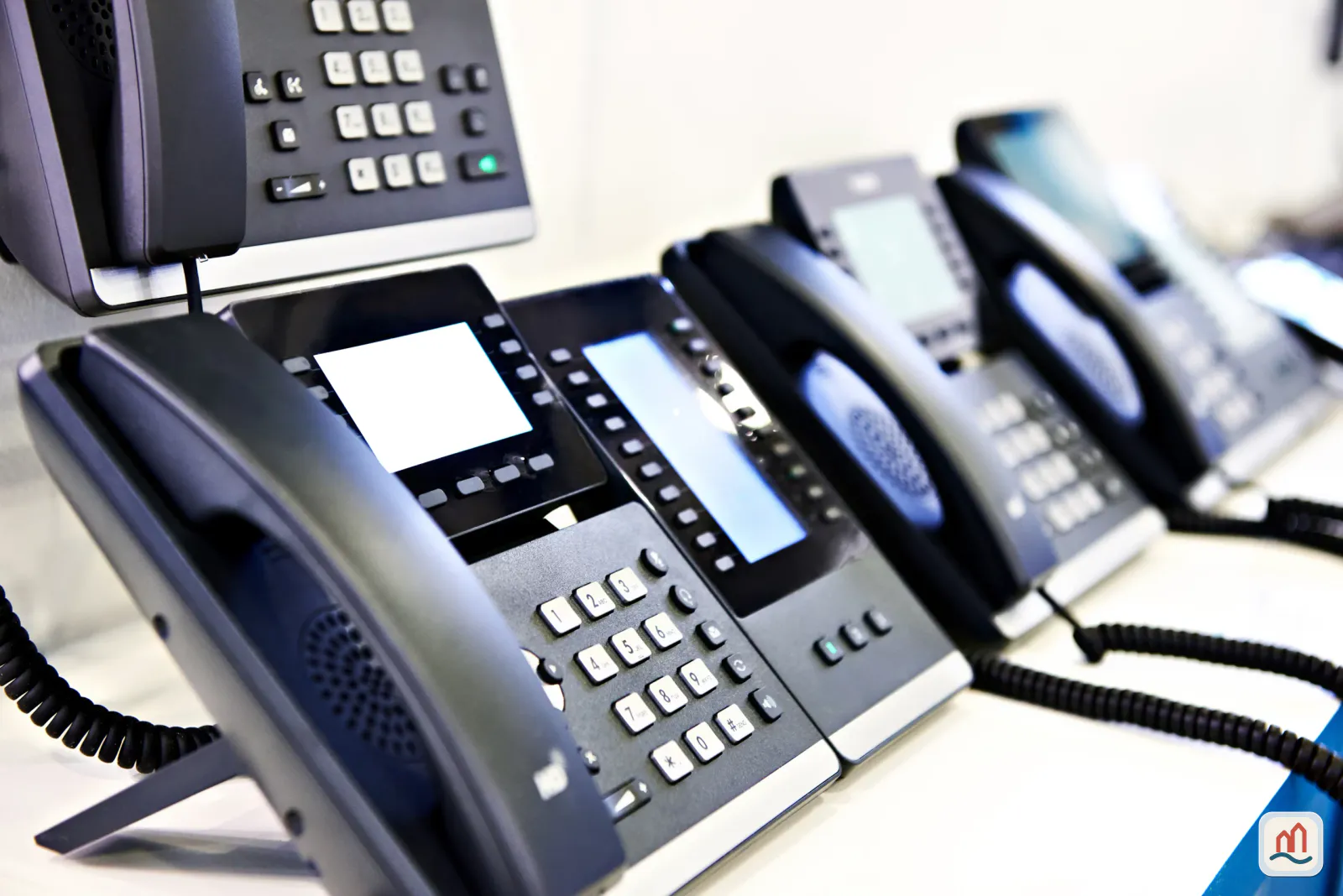 Équipement de téléphonie IP en entreprise